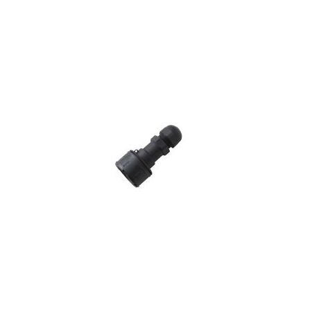 Aquasafe Inline Female Housing 3 Pole 5-9mm Black Adaptaflex