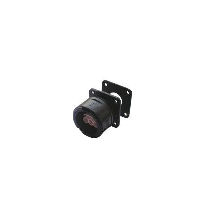 Aquasafe Bulkhead Female Housing 3 Pole Flanged Adaptaflex