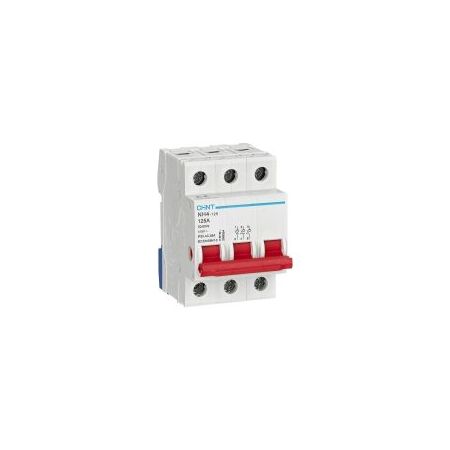 Isolator Switch Disconnector 3P 80A DIN Rail Red Toggle NH4 Chint