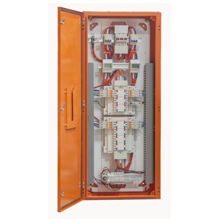 Dual Meter DB IP66 12/18P 250A 1000x600x200mm Orange Bovara