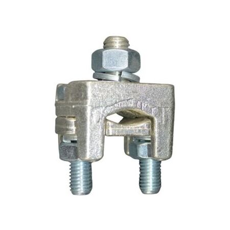 Riser Clamp Single 10-95mm² Split Bolt Nickel Brass Bovara