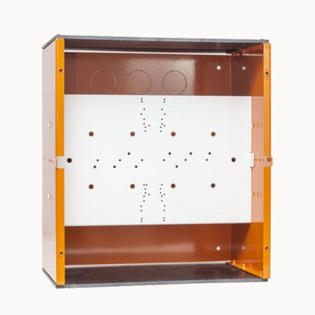 Tee Off Box Large 650x400x250mm Gland Plate Orange Bovara