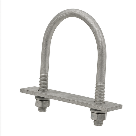 Enclosure Mounting Kit Suits 100mm Galvanised Private Pole Bovara