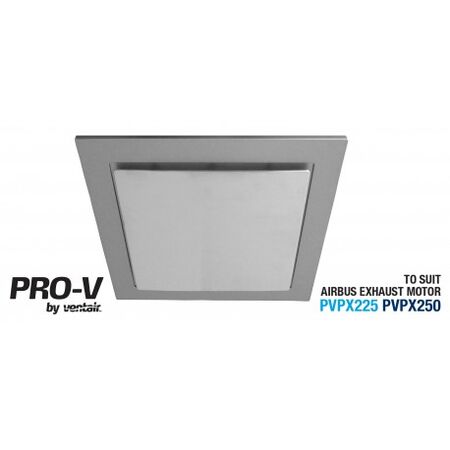 Square Fascia to Suit Airbus 225 250 Silver Ventair