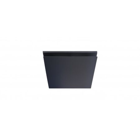 Airbus 200 Square Fascia Matte Black Ventair