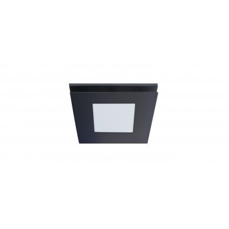 Airbus 200 Square Fascia 10W LED Matte Black Ventair