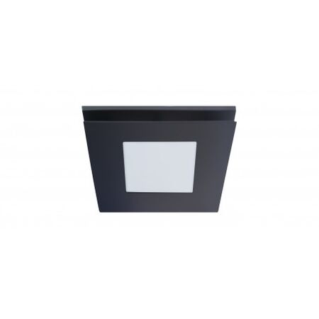 Airbus 250 Square Fascia 14W LED Matte Black Ventair