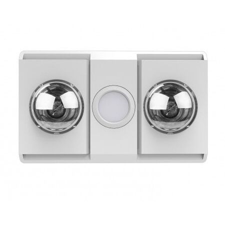 Manrose Sierra 2 3-in-1 Heater Exhaust Light White Ventair