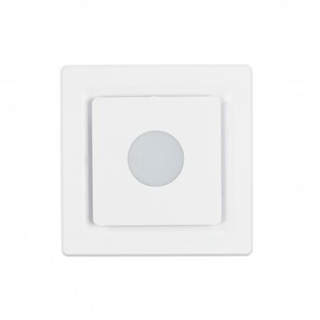 Ovation 250 Header Box Exhaust Fan 10W LED Square White Ventair