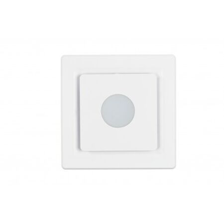 Ovation 200 Header Box Exhaust Fan 10W LED Square White Ventair