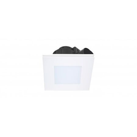 Airbus 200 Side Ducted Exhaust Fan 10W LED Square White Ventair