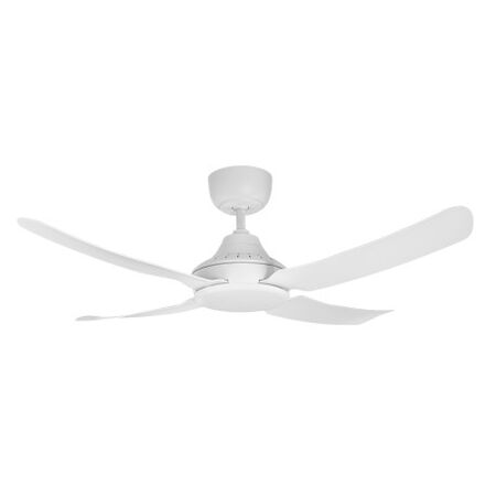 DC Ceiling Fan 1200mm 4 Blade Low Profile 3 Speed White Ventair