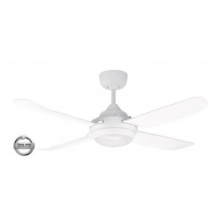 Spinika 1300mm 4 Blade Ceiling Fan LED Satin White Ventair