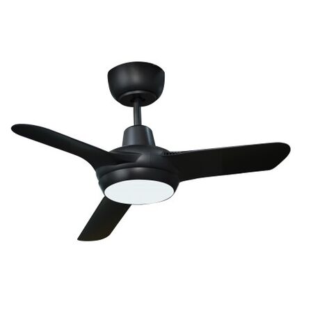 Spyda DC 900mm 3 Blade Ceiling Fan 20W LED Black Ventair