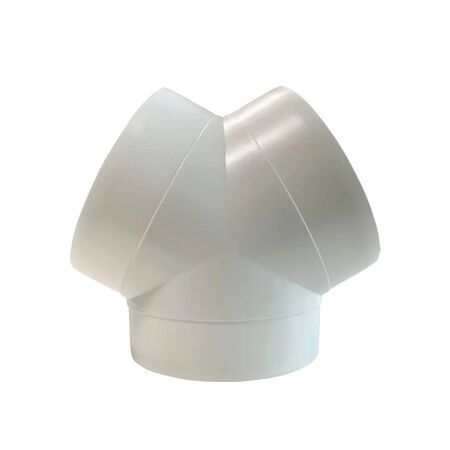 100mm PVC Y Branch Ventair
