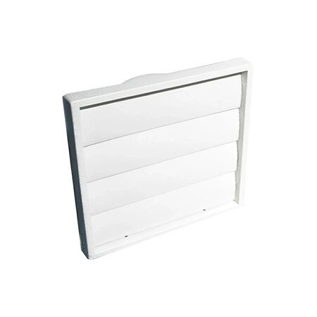 150mm Standard Gravity Shutter Grille White Ventair