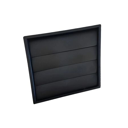 150mm Standard Gravity Shutter Grille Black Ventair