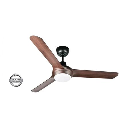 Spyda 1570mm 3 Blade Ceiling Fan LED Walnut Ventair