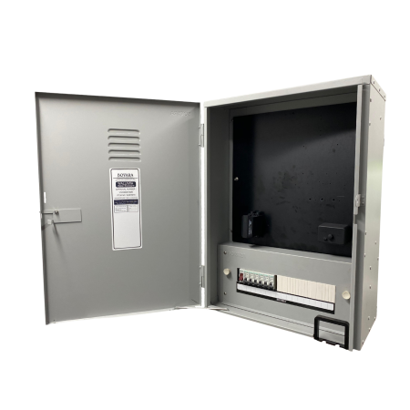 Wallawa Meter Box 700x500x270mm 18P Load Centre IP23 Grey Bovara
