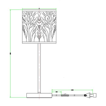Table Lamp ES Laser Cut Round Aged Bronze 200mm CLA Lighting
