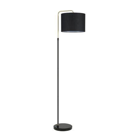 Floor Lamp ES Black Drum Marble Adjustable 320mm CLA Lighting
