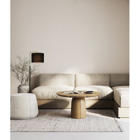 Floor Lamp ES Black Drum Marble Adjustable 320mm CLA Lighting
