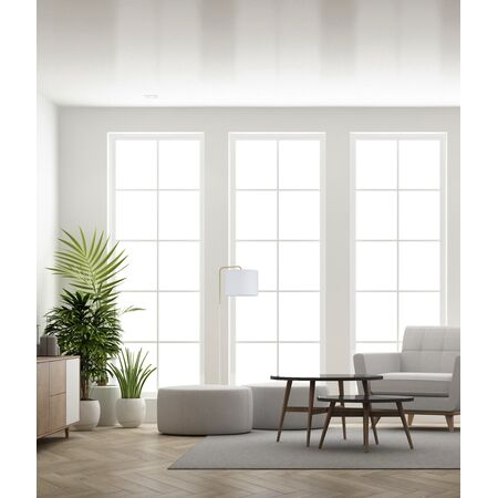 Floor Lamp ES Black Drum Marble Adjustable 320mm CLA Lighting