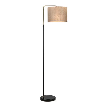 Floor Lamp ES White Drum Marble Adjustable 320mm CLA Lighting