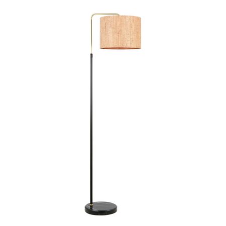Floor Lamp ES Black Drum Marble Adjustable 320mm CLA Lighting