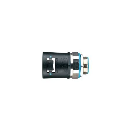 Adaptalok Straight Swivel 13mm M16 Male Blue Seal Adaptaflex