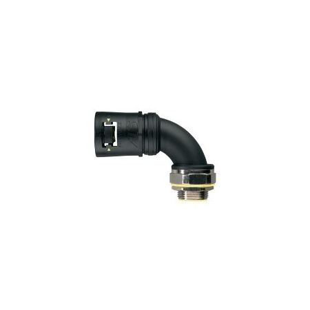 Adaptalok Swivel 90° Elbow 16mm M16 Black Adaptaflex
