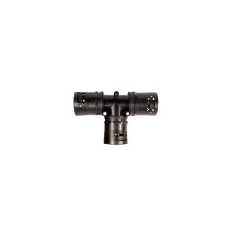 Adaptalok T Piece 21x21x21mm Conduit Black Adaptaflex