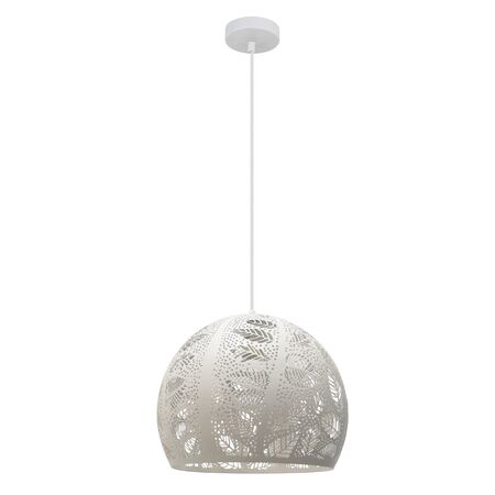 Pendant ES Black Embossed Dome Gold Interior 300mm CLA Lighting