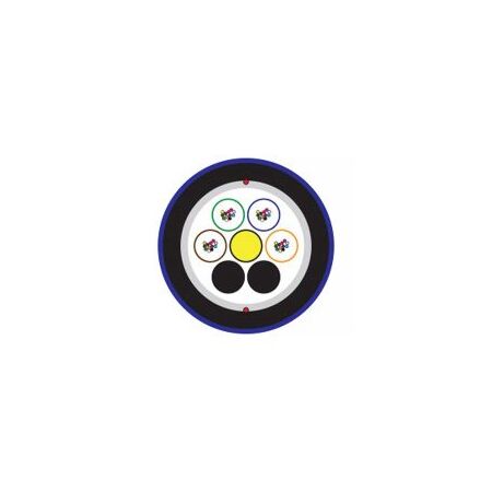 Loose Tube Fibre Cable 48F OM4 PE Nylon Blue Per Metre MSS Data