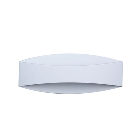 Wall Light Up/Down 6W Curved Matt White 3000K 468lm CLA Lighting