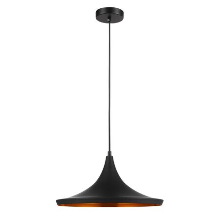 Pendant Light ES Mexican Hat Black 350mm CLA Lighting