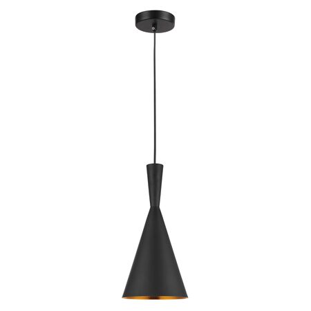 Pendant Light ES Cone Black 190mm CLA Lighting