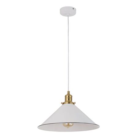 Pendant Light ES White Coolie 360mm CLA Lighting