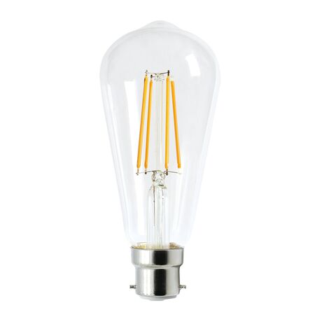 LED Globe ES Pear Filament 8W 6000K Clear Dimmable CLA Lighting