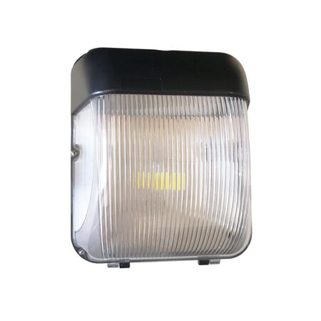 Bulkhead Light 20W Rect Eyelid 5000K IP65 Black CLA Lighting
