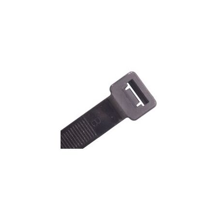 Nylon Cable Tie 380x12mm Ultra Heavy Duty UV Black Pack of 25 Cabac