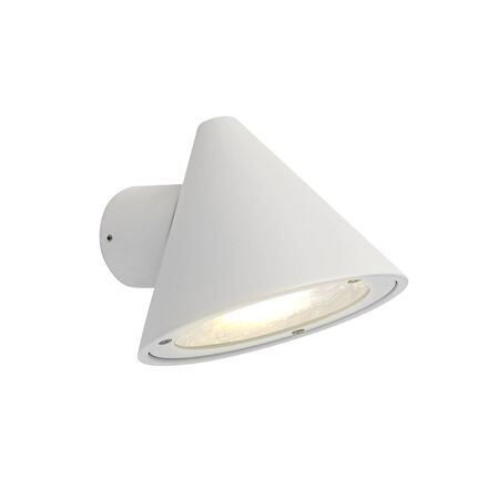 Outdoor Wall Light GU10 Cone Galvanised Iron IP44 CLA Lighting