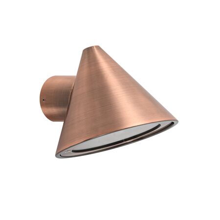 Outdoor Wall Light GU10 Cone Copper IP65 CLA Lighting