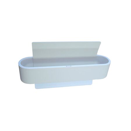 Wall Light 6W Rectangular Curved Matt White 3000K CLA Lighting