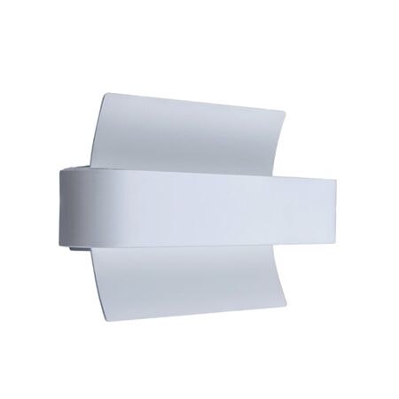 Wall Light 6W Rectangular Curved Matt White 3000K CLA Lighting