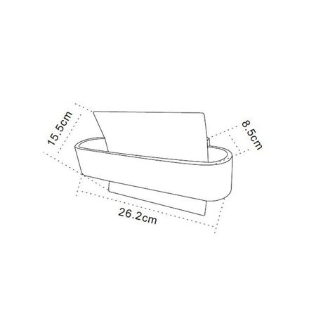 Wall Light 6W Rectangular Curved Matt White 3000K CLA Lighting