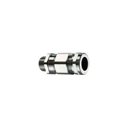 Ex de Armoured Barrier Gland M40 29-41mm Nickel Brass Kopex