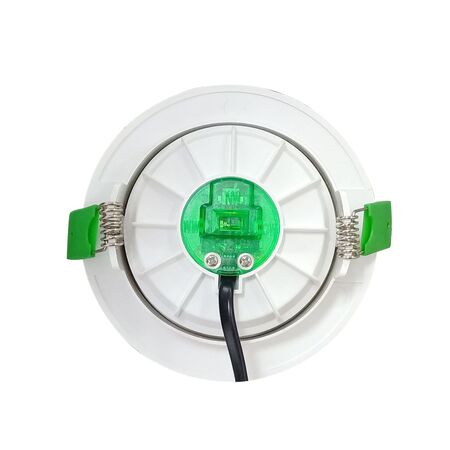 LED Downlight Gimbal 8W Tri-Colour White 90mm CLA Lighting