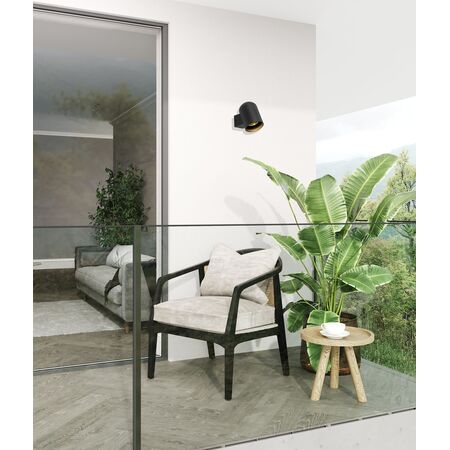 Outdoor Wall Light GU10 Oval Matt White IP65 CLA Lighting