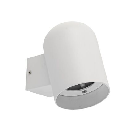 Outdoor Wall Light GU10 Oval Matt White IP65 CLA Lighting
